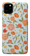 Load image into Gallery viewer, Burnt Orange Floral Pattern - Phone Case