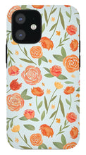 Load image into Gallery viewer, Burnt Orange Floral Pattern - Phone Case