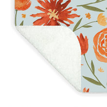 Load image into Gallery viewer, Burnt Orange Flower Burst Pattern - Blanket