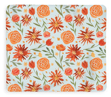 Load image into Gallery viewer, Burnt Orange Flower Burst Pattern - Blanket