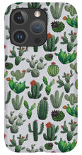 Load image into Gallery viewer, Cactus Watercolor Pattern - Phone Case