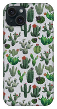 Load image into Gallery viewer, Cactus Watercolor Pattern - Phone Case