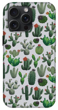 Load image into Gallery viewer, Cactus Watercolor Pattern - Phone Case