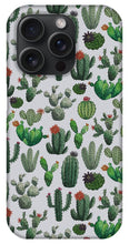 Load image into Gallery viewer, Cactus Watercolor Pattern - Phone Case