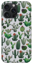 Load image into Gallery viewer, Cactus Watercolor Pattern - Phone Case