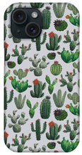 Load image into Gallery viewer, Cactus Watercolor Pattern - Phone Case