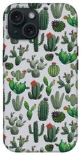 Load image into Gallery viewer, Cactus Watercolor Pattern - Phone Case