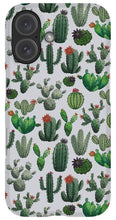 Load image into Gallery viewer, Cactus Watercolor Pattern - Phone Case