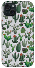 Load image into Gallery viewer, Cactus Watercolor Pattern - Phone Case