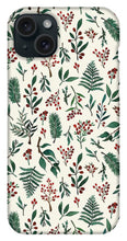 Load image into Gallery viewer, Christmas Berries Pattern - Phone Case