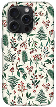 Load image into Gallery viewer, Christmas Berries Pattern - Phone Case