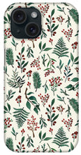 Load image into Gallery viewer, Christmas Berries Pattern - Phone Case
