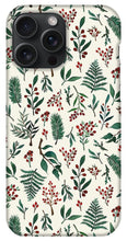 Load image into Gallery viewer, Christmas Berries Pattern - Phone Case
