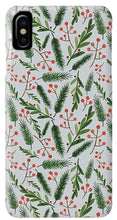 Load image into Gallery viewer, Christmas Branch Pattern - Phone Case