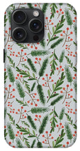 Load image into Gallery viewer, Christmas Branch Pattern - Phone Case