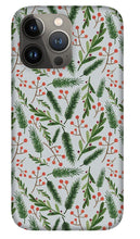 Load image into Gallery viewer, Christmas Branch Pattern - Phone Case