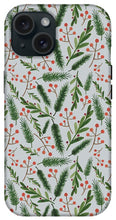 Load image into Gallery viewer, Christmas Branch Pattern - Phone Case