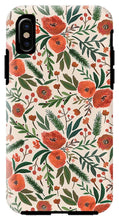Load image into Gallery viewer, Christmas Floral Pattern - Phone Case