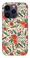 Load image into Gallery viewer, Christmas Floral Pattern - Phone Case