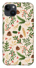 Load image into Gallery viewer, Christmas Watercolor Pattern - Phone Case