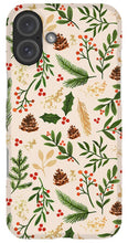Load image into Gallery viewer, Christmas Watercolor Pattern - Phone Case