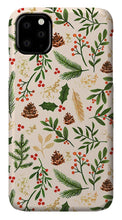 Load image into Gallery viewer, Christmas Watercolor Pattern - Phone Case