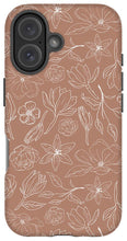 Load image into Gallery viewer, Copper Magnolia Pattern - Phone Case