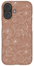 Load image into Gallery viewer, Copper Magnolia Pattern - Phone Case