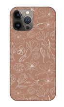 Load image into Gallery viewer, Copper Magnolia Pattern - Phone Case