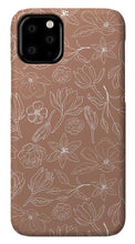 Load image into Gallery viewer, Copper Magnolia Pattern - Phone Case