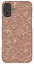Load image into Gallery viewer, Copper Magnolia Pattern - Phone Case