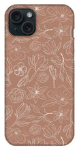 Load image into Gallery viewer, Copper Magnolia Pattern - Phone Case