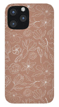 Load image into Gallery viewer, Copper Magnolia Pattern - Phone Case