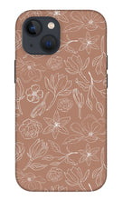 Load image into Gallery viewer, Copper Magnolia Pattern - Phone Case