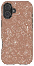 Load image into Gallery viewer, Copper Magnolia Pattern - Phone Case