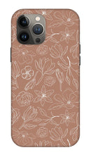 Load image into Gallery viewer, Copper Magnolia Pattern - Phone Case