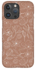 Load image into Gallery viewer, Copper Magnolia Pattern - Phone Case