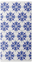Load image into Gallery viewer, Dark Blue Tile Pattern - Beach Towel