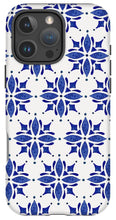 Load image into Gallery viewer, Dark Blue Tile Pattern - Phone Case