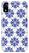 Load image into Gallery viewer, Dark Blue Tile Pattern - Phone Case