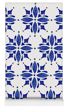 Load image into Gallery viewer, Dark Blue Tile Pattern - Yoga Mat