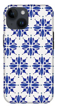 Load image into Gallery viewer, Dark Blue Tile Pattern - Phone Case