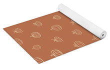 Load image into Gallery viewer, Dark Orange Pumpkin Pattern - Yoga Mat