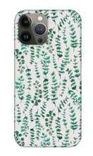 Load image into Gallery viewer, Eucalyptus Watercolor Pattern - Phone Case