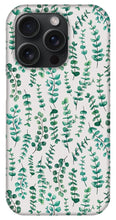 Load image into Gallery viewer, Eucalyptus Watercolor Pattern - Phone Case