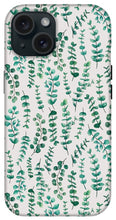 Load image into Gallery viewer, Eucalyptus Watercolor Pattern - Phone Case