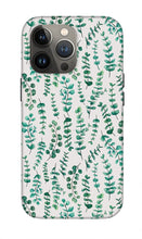 Load image into Gallery viewer, Eucalyptus Watercolor Pattern - Phone Case