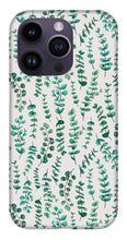 Load image into Gallery viewer, Eucalyptus Watercolor Pattern - Phone Case