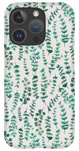 Load image into Gallery viewer, Eucalyptus Watercolor Pattern - Phone Case