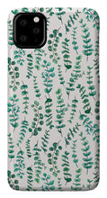 Load image into Gallery viewer, Eucalyptus Watercolor Pattern - Phone Case